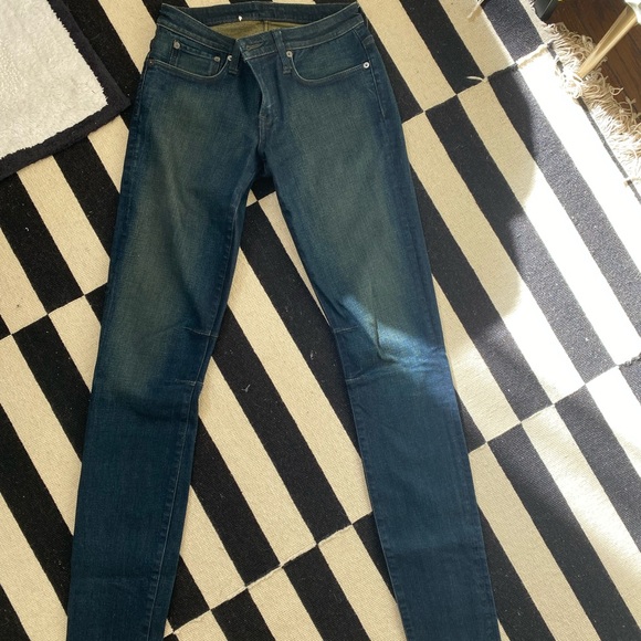 Helmut Lang- high rise skinny leg jeans - Picture 5 of 15